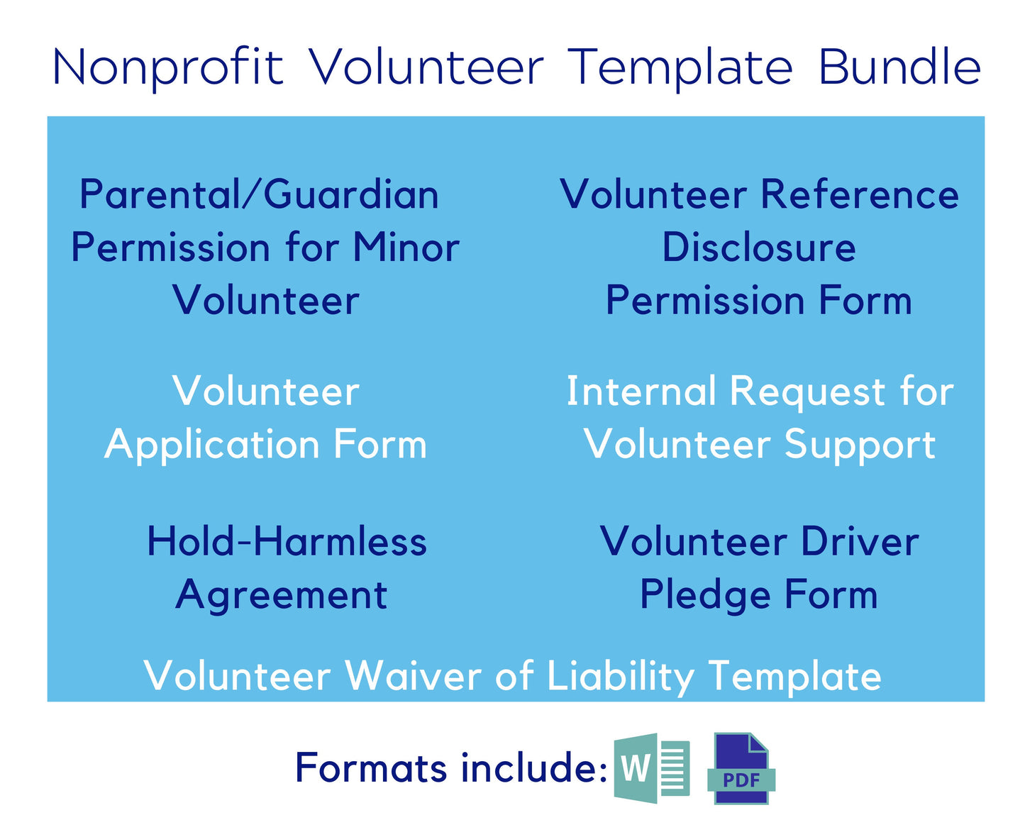 Volunteer Template Bundle