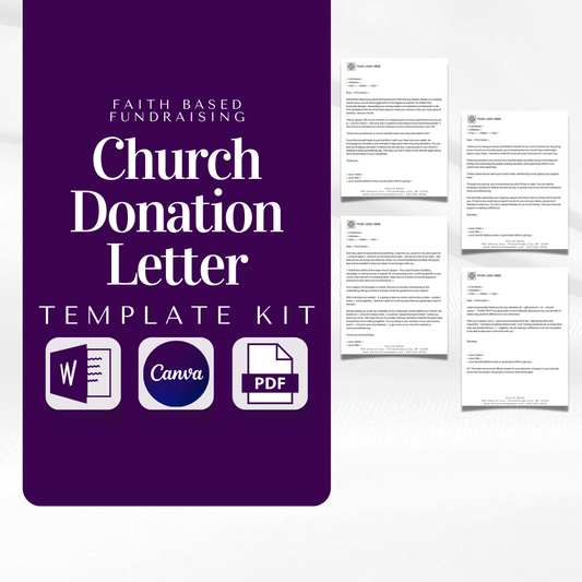 Church Donation Letter Bundle