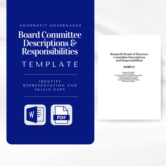 Board Committee Descriptions &  Responsibilities | Working Board