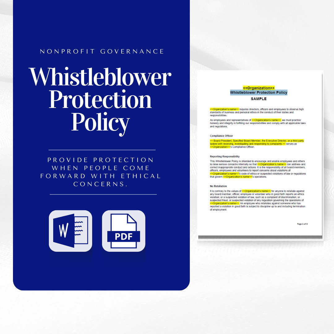 Whistleblower Protection Policy