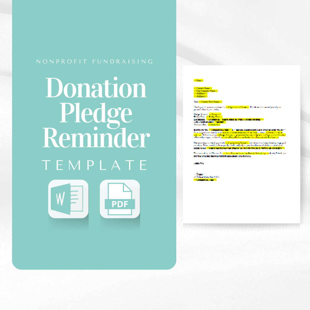 Donation Pledge Reminder