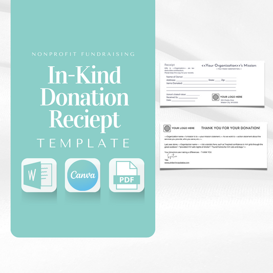 In-Kind Donation Receipt