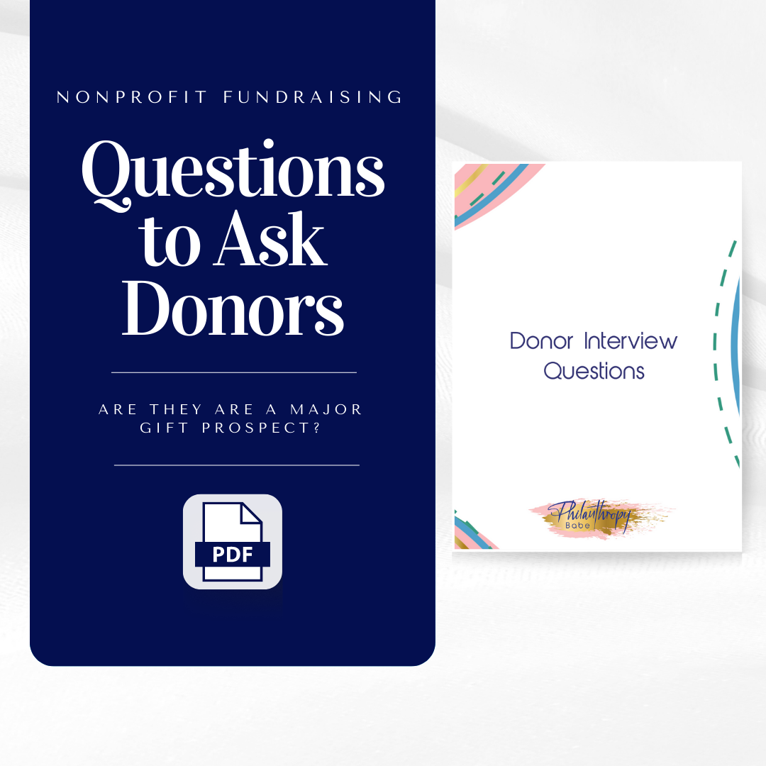 Donor Interview Questions
