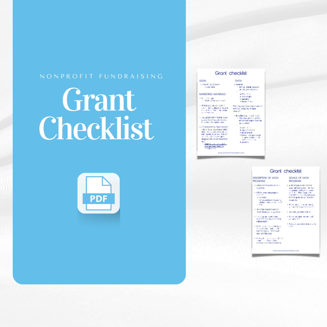Grant Checklist