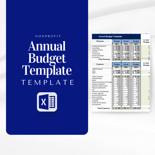 Nonprofit Annual Budget Template
