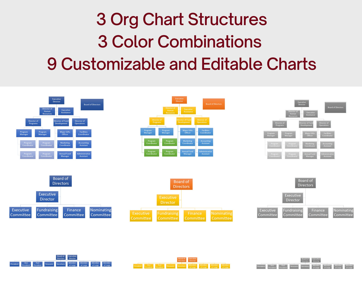 NonProfit Organizational Chart