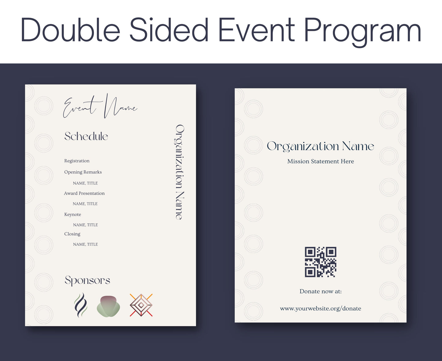 Event Invitation and Program