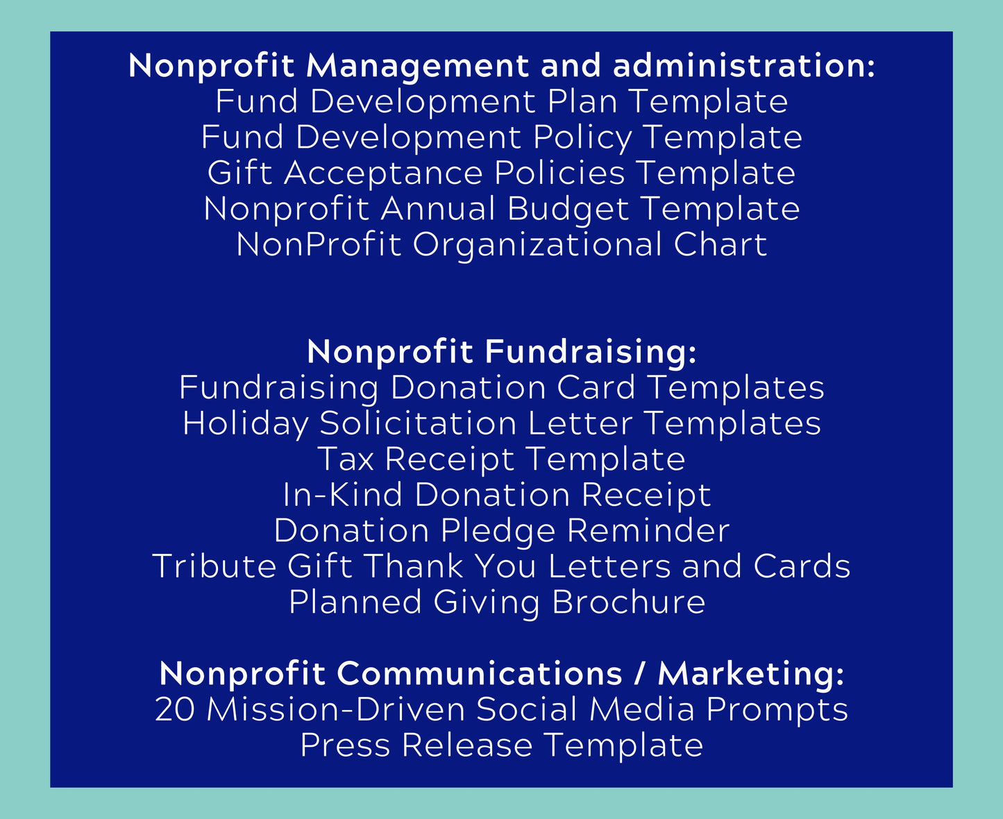 NonProfit Fund Development Essentials Kit