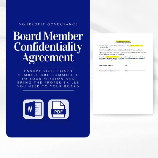 Board Member Confidentiality Agreement